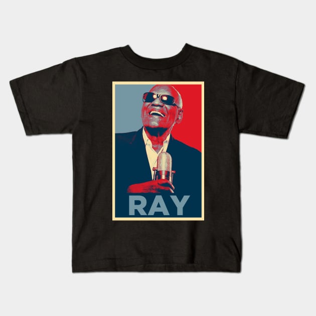 Ray Hope Kids T-Shirt by TEEVEETEES